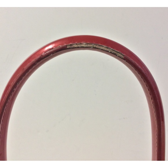 Loungefly Hello Kitty Quilted Faux Patent Leather Dome Satchel - Picture 14 of 15